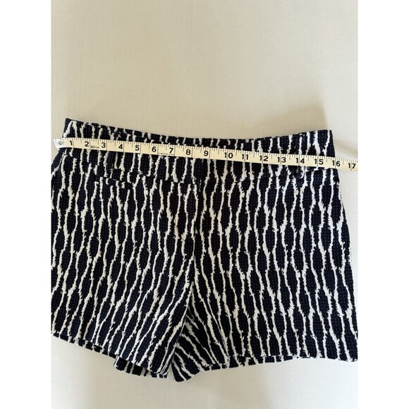 NWT Loft Textured Pattern Navy White Shorts Size 0 - Picture 10 of 10